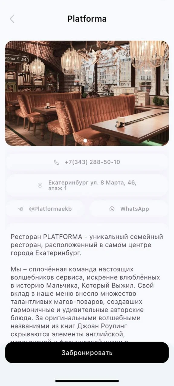 PLATFORMA screenshot